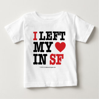 I私のハートを残しました ベビーTシャツ