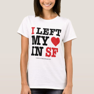 I私のハートを残しました Tシャツ
