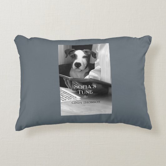 I私の就寝時間の枕を過ぎて読まれて アクセントクッション (正面)