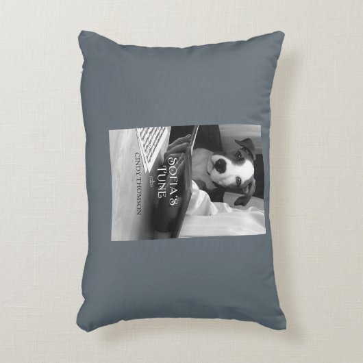 I私の就寝時間の枕を過ぎて読まれて アクセントクッション (正面(垂直))