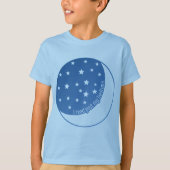 I私の就寝時間の様式化された子供のTシャツを過ぎて読まれて Tシャツ (正面)