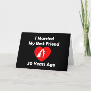 I私の親友30年前に結婚した カード