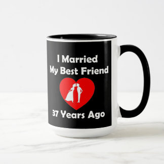 I私の親友37年前に結婚した マグカップ