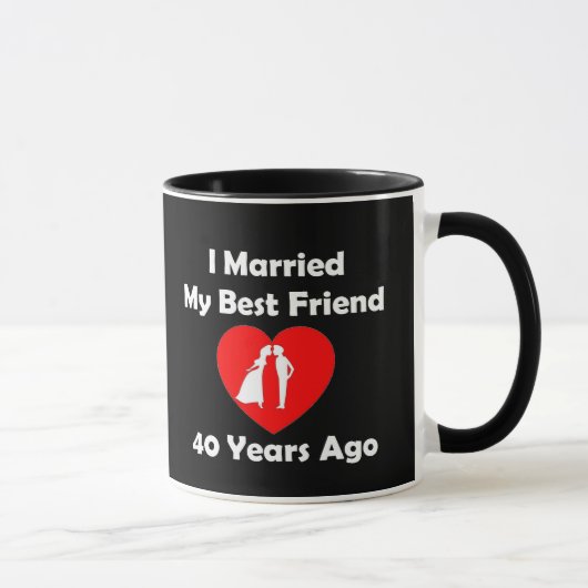 I私の親友40年前に結婚した マグカップ (右)