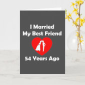 I私の親友54年前に結婚した カード (黄色い花)