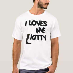 I私を子猫愛します Tシャツ