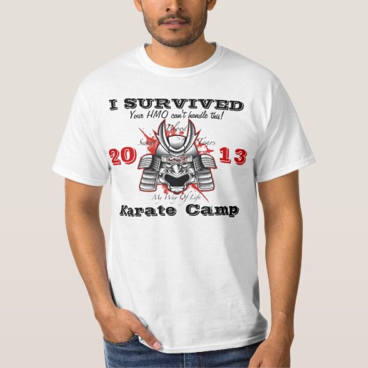 I空生き延び手キャンプ Tシャツ (正面)
