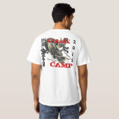 I空生き延び手キャンプ Tシャツ (裏面フル)