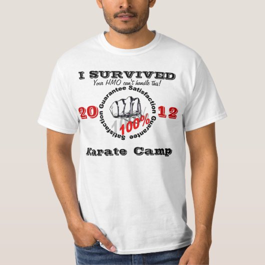 I空生き延び手キャンプ Tシャツ (正面)