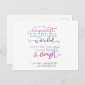 I笑い – プライド&偏見 ポストカード (正面/裏面)