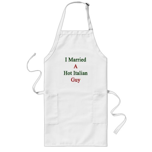 I結婚した熱くイタリアンな人 ロングエプロン (正面)