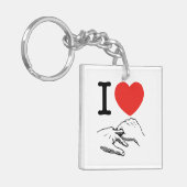I肛門ハート(愛) キーホルダー (正面左)
