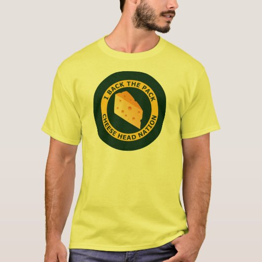 I背部パック-チーズヘッド国家 Tシャツ (正面)