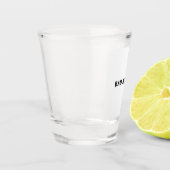 I行6、シンホール ショットグラス (左)