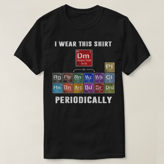 I衣服このシェールクラスDnD Tシャツ (デザイン正面)
