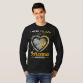 I衣服イエロー肉腫認識度 Tシャツ (正面フル)