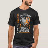 I衣服オレンジグランパ素晴らし多発性硬化症 Tシャツ (正面)