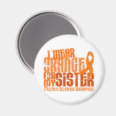 I衣服オレンジシスター多発性硬化症MS マグネット (正面/裏面)