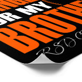 I衣服オレンジfor My Brother Rsd Crps認識度Fe ポスター (角)