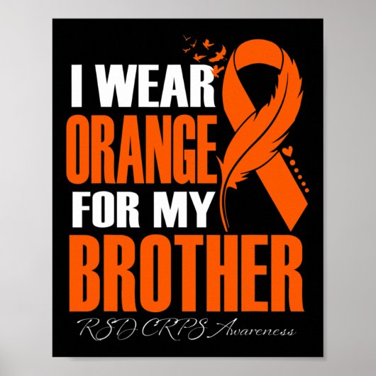 I衣服オレンジfor My Brother Rsd Crps認識度Fe ポスター (正面)