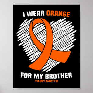 I衣服オレンジfor My Brother Rsdcrps認識度 ポスター