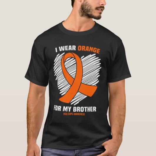 I衣服オレンジfor My Brother Rsdcrps認識度 Tシャツ (正面)
