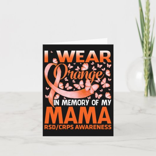 I衣服オレンジfor My Mama Rsd Crps認識度 カード (正面)