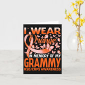 I衣服オレンジMy Grammy Rsd Crps認識度 カード (黄色い花)