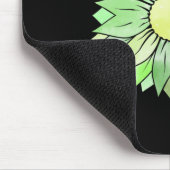 I衣服グリーンフォーメンタルヘルス認識度グリーンサン マウスパッド (コーナー)