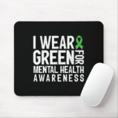 I衣服グリーンfor Mental Health認識度2025 Gree マウスパッド (マウス)