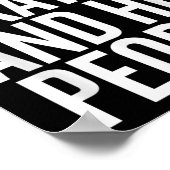 I衣服スケートとヒットの人々のおもしろい引用文 ポスター (角)