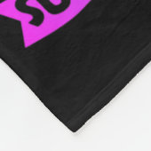 I衣服ティール(緑がかった色)と紫の私のすべての恋しく思Siのための フリースブランケット (角)