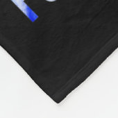 I衣服ティール（緑がかった色）紫ブラザー自殺防止 フリースブランケット (角)