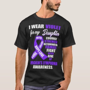 I衣服バイオレットホジキンリンパ腫認識度 Tシャツ