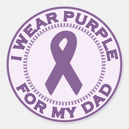 I衣服パープルフォーマイパパ ラウンドシール (正面)