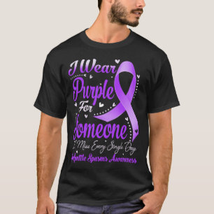 I衣服パープル乳児SPASMS認識度 Tシャツ