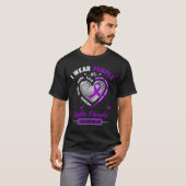 I衣服パープル嚢胞性線維症認識度 Tシャツ (正面フル)