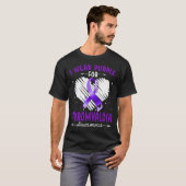 I衣服パープル線維筋痛認識度 Tシャツ (正面フル)