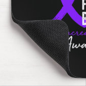 I衣服パープルBROTHER膵臓がん患者 マウスパッド (コーナー)