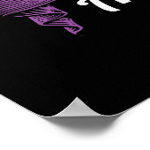 I衣服パープルforルパス認識度 ポスター (角)