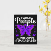 I衣服パープルforルパ認識度月蝶 カード (黄色い花)