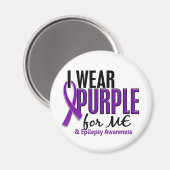 I衣服パープルfor ME 10てんかん マグネット (正面/裏面)