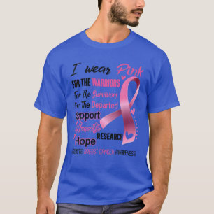 I衣服ピンクの乳がん促進、乳がんA Tシャツ