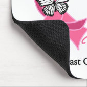 I衣服ピンクリボンすべての戦士の乳がん マウスパッド (コーナー)