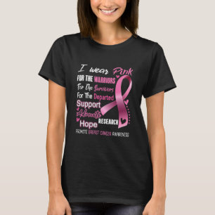 I衣服ピンク乳がんが乳がんを促進 Tシャツ