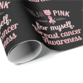 I衣服ピンク自分 – 乳がん認識度 ラッピングペーパー (ロールコーナー)