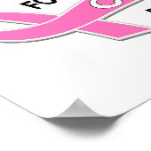 I衣服ピンク42乳がん治療 ポスター (角)