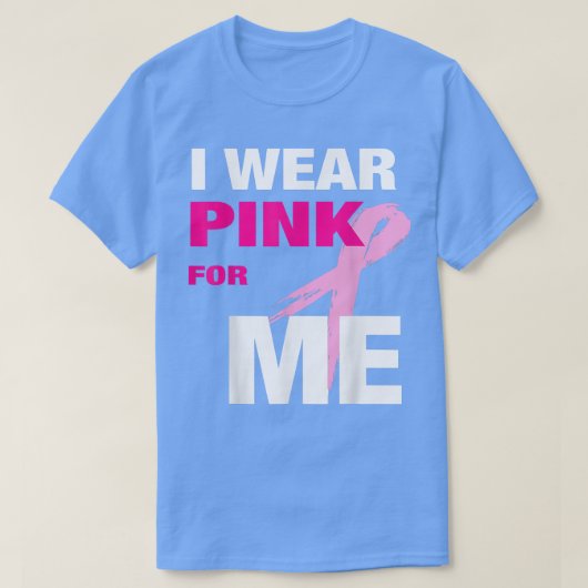 I衣服ピンクfor Me乳がん認識度10月 Tシャツ (デザイン正面)