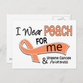 I衣服ピーチ42 M子宮がん ポストカード (正面/裏面)