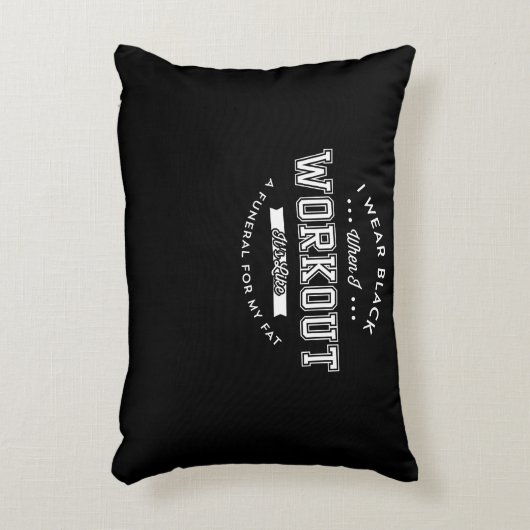 I衣服ブラック時のトレーニングおもしろい動機 アクセントクッション (正面(垂直))